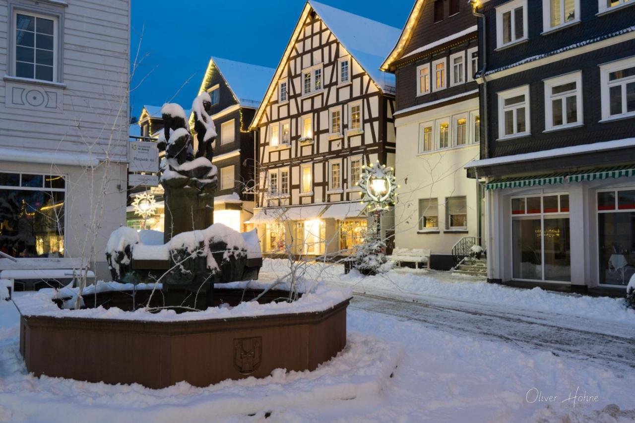 Ferienwohnung Am Waldrand Bad Laasphe Exterior foto